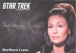2020 Star Trek TOS Archives & Inscriptions Barbara Luna Silver Series Autograph! - Picture 1 of 1