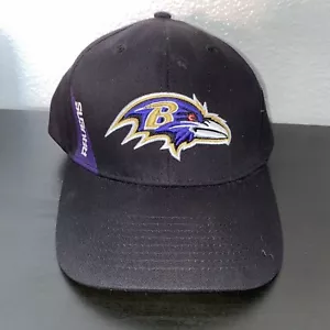 Baltimore Ravens NFL Team Structured Hat Cap Adjustable Strapback Black AFC - Picture 1 of 7