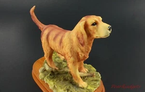 Statuetta cane Golden Retriever - Statua cucciolo resina miniatura animale domestico alto 5 1⁄2 - Foto 1 di 6