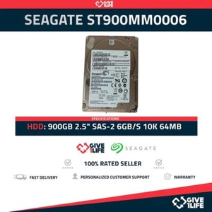 SEAGATE ST900MM0006 900GB HDD 2.5" SAS-2 6GB/S 10K - Photo 1/9