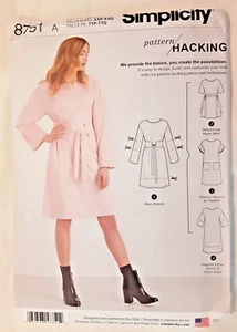 Simplicity Schnittmuster 8751 Misses' Kleid mit Optionen Nähen Basteln Projekt (H) - Bild 1 von 2