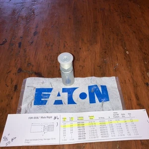 06U-E66 Eaton Schlauchende, kostenloser Versand, 3/8 Schlauch, #6 für Dichtung Stecker - Bild 1 von 3