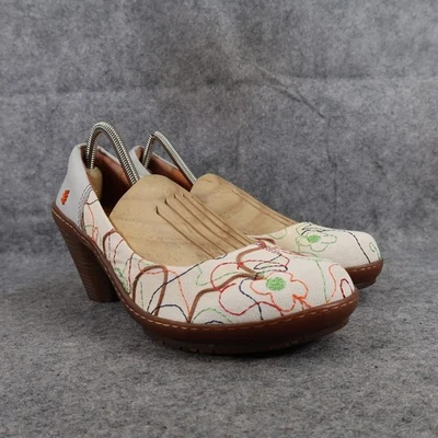 The Art Company Shoes Women 41 Pumps Fashion Embroidered Rubber Block Heel Style - Image 1 of 4