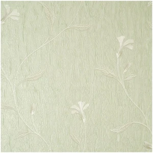 Vymura Bellagio Floral Trail Sage Luxury Italian Vinyl Wallpaper Paste The Paper - Picture 1 of 9