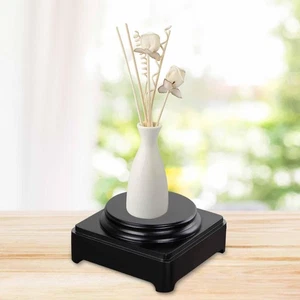 Wood Display Stand Home Decoration Teapot Base Display Base Wooden Base Round - Picture 1 of 29
