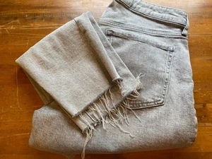 Alte Marine O.G. Graue Damenjeans hoher Bund gerade Größe 14 - Bild 1 von 6