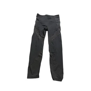 Leggings Lululemon Scoperti Resistenza Alta 23" Taglia 6 W6BAWS Nero - Foto 1 di 9