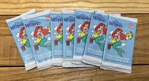 1991 Die kleine Meerjungfrau Disney Pro Set Sammelkarten ungeöffnete Packungen - x7 - Bild 1 von 3