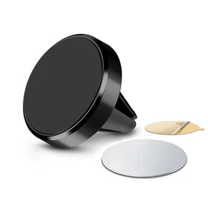 Soporte Magnético Coche Teléfono, Compatible iPhone Samsung Huawei Xiaomi, 2 Piezas - Imagen 1 de 12