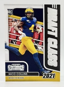 2021 Panini Contenders Draft Class Nico Collins RC Houston Texans - Picture 1 of 2