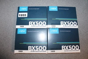 4x Crucial BX500 240GB SATA 2.5" SSD NEW & SEALED - Afbeelding 1 van 1
