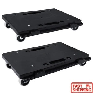 Furniture Dolly Moving Connectable Movers 4 Wheels Heavy Duty Small Flat Durable - Picture 1 of 6