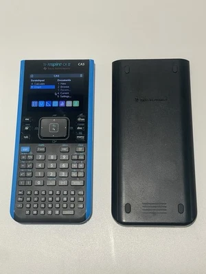 Texas Instruments TI-Nspire CX II CAS Graphing Calculator w Cover NO CORD Tested - Image 1 of 4