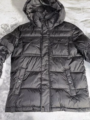 Tommy Hilfiger Mens Puffer Jacket Size Small Black Wind Resistant Full Zip NWT - Image 1 of 4
