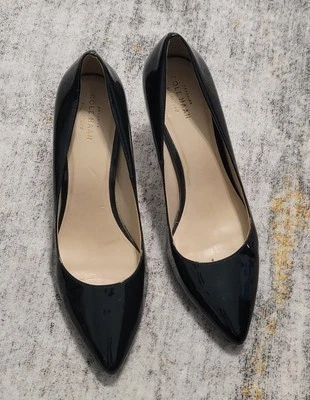 Zapatos de salón Cole Haan Grand.os Signature de cuero para paciente azul marino talla 9,5 B Foto 1 de 4