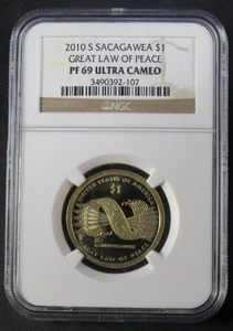 2010 S Sacagawea $1 NGC PF69 Ultra Cameo - Picture 1 of 6