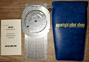 Vtg Santech E-6B Flight Computer w instruction manual & case, Sportys Pilot Shop - Bild 1 von 19