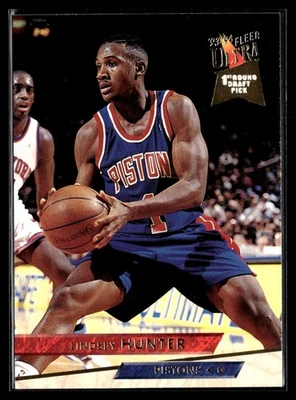 1993-94 Fleer Ultra Lindsey Hunter RC Detroit Pistons #244 - Image 1 of 2