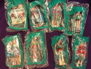 Barbie My Scene 2004 McDonalds Happy Meal Komplettsatz 8 Neu in OVP - Bild 1 von 3