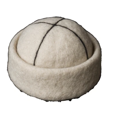 Handmade Georgian Kakhetian Wool Hat | Traditional Bucket Cap Skullcap Taqiyah - Image 1 of 3