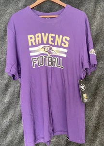 T-shirt maglietta Baltimore Ravens XXL '47 marca viola, nuova - Foto 1 di 3