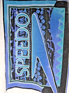 Vintage Speedo Tank Top Shirt XL Mens 90s Skate Surf Tee White - Picture 1 of 4
