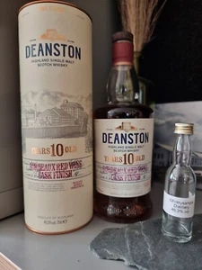 DEANSTON 10 Bordeaux Red Wine Cask - Whisky Sample 40 ml Probe Dram Single Malt - Bild 1 von 1