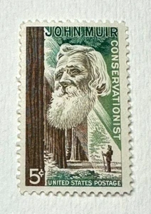 Rare Vintage Scoot # 1245 - 1964 5c John Muir Stamp USA - Bild 1 von 1
