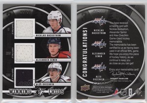 2011-12 SPx Winning Trios /50 Nicklas Backstrom Alexander Semin Alex Ovechkin