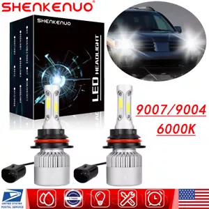 Kit de faros LED para Nissan Frontier 2001-19 6000K bombilla de haz alto bajo brillante 9007 - Imagen 1 de 11
