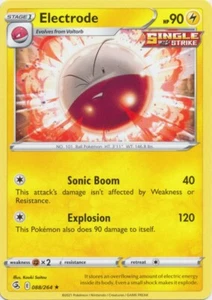 Electrode 088/264 Rare Fusion Strike Pokemon TCG - Picture 1 of 1