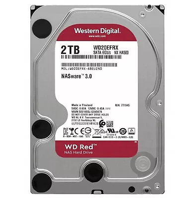 Compatible Western Digital Red2TB WD20EFRX SATA 3.5"64MB Internal Enterprise HDD - Image 1 of 3