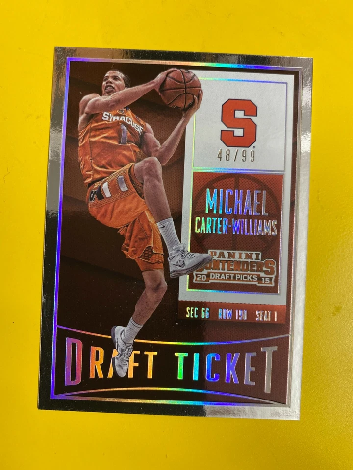 D42599 2015-16 Contenders Draft Ticket #70 Michael Carter-Williams #48/99 - Image 1 of 1