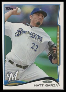 2014 Topps #351 Matt Garza Milwaukee Brewers - Picture 1 of 1