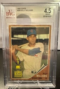 1962 Topps Baseball #288 BILLY WILLIAMS BVG 4.5 Graded All-Star Rookie Cubs
