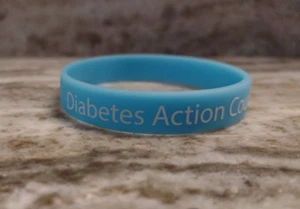 Pulsera de goma de silicona ""Diabetes Action Council of SC"" G22 - Imagen 1 de 5