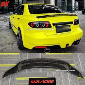 For 2003-2008 Mazda 6 Forged Carbon Fiber Rear Trunk Lip Spoiler Wing R Style - Bild 1 von 12