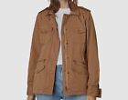 $158 Velvet By Graham & Spencer Women's Brown Ruby Army Jacket Coat Size L