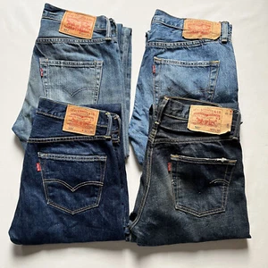 Levi's 501 Jeans GRADE A minus STRAIGHT LEG W30 W32 W33 W34 W36 W38 from Japan - Picture 1 of 5