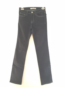 J Brand Damenjeans neu ohne Etikett Gr. 25 XS dunkelblau weiße Nähte gerade lang Denim - Bild 1 von 12