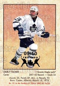2002-03 Parkhurst Retro Fall Expo #91 Darcy Tucker