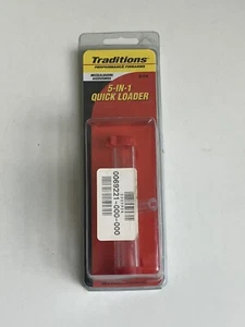 Traditions A1316 Red/Clear 5 in 1 Loader w/Powder Measure & Built-in Capper - Picture 1 of 2