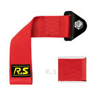 Car Tow Strap Towing Rope Belt Heavy Duty Red Tow Rally Hauling Tool Sty.CF