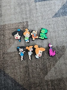 FLINTSTONES 8pcs  Shoe Charms FOR Shoe & Bracelet  ETC UNBRAND  - Picture 1 of 1