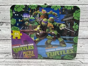 Teenage Mutant Ninja Turtles Lunch Box with 48-Piece Puzzle Set - Picture 1 of 3
