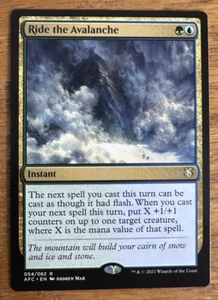 MTG Adventures in the Forgotten Realms Commander, Ride the Avalanche - Picture 1 of 1