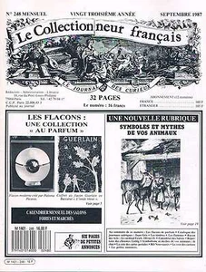 Le Collectionneur Francais Nr. 248 Sep 1987: Les Flacons - Bild 1 von 1