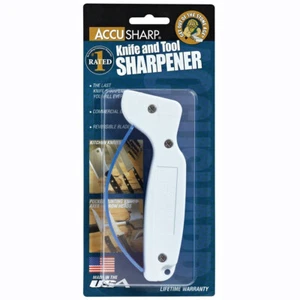 AccuSharp Original Knife Sharpener Tungsten Carbide Blades 001C - White - Picture 1 of 7