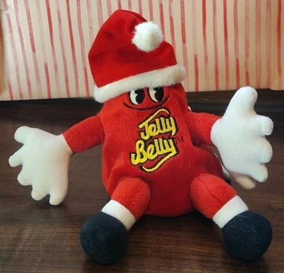 Jelly Belly Very Cherry Santa's Helper Mr. Jelly Belly Bean Bag Toy With Tags - Image 1 of 4