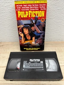 Vtg "Pulp Fiction" 1996 VHS Movie John Travolta Samuel L. Jackson Uma Thurman - Picture 1 of 9